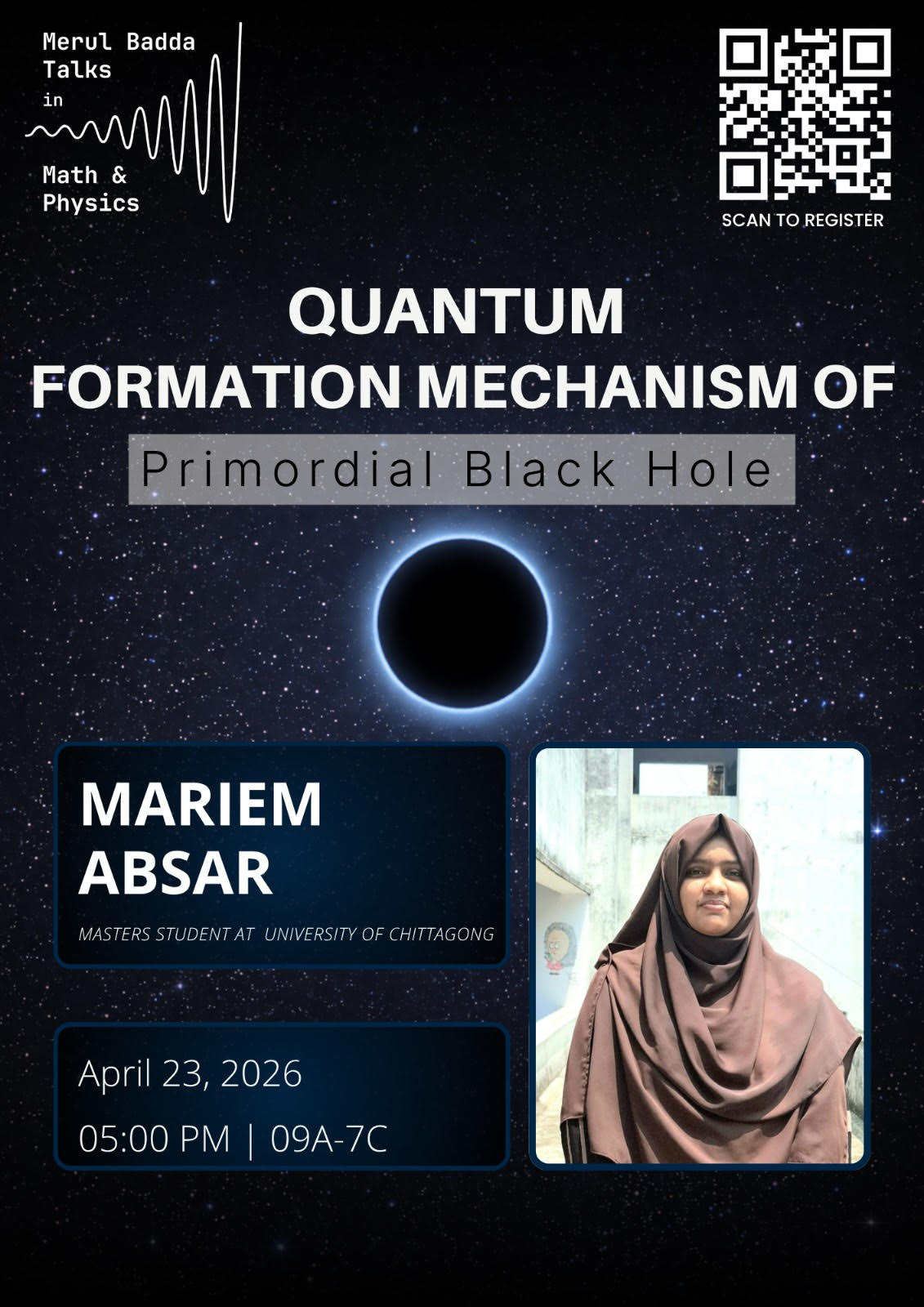 Poster for Quantum Formation Mechanism of Primordial Black Hole