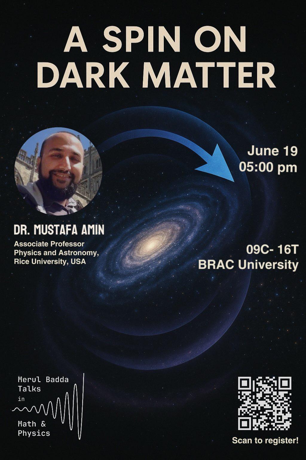 Poster for A spin on dark matter