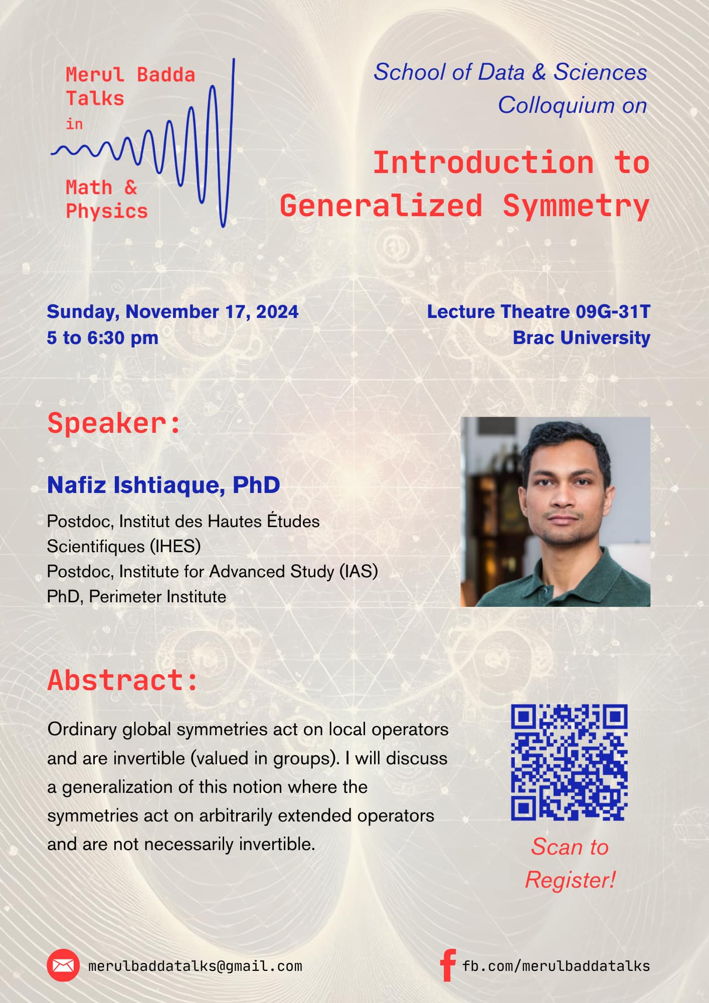 Poster for Introduction to Generalized Symmetry